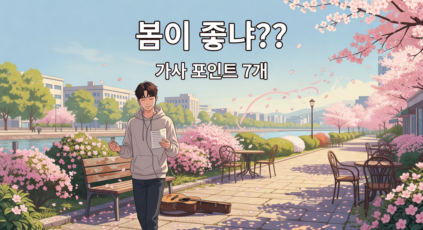 10cm '봄이 좋냐??' — 봄마다 다시 듣는 이유와 가사 포인트 7개