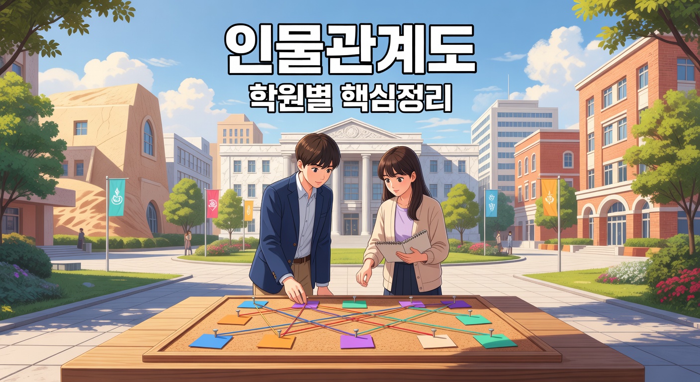 블루 아카이브 애니 등장인물 관계도 — 학원별 핵심 정리