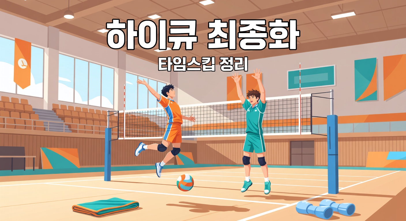 하이큐 최종화 결말 해석 — 마지막 경기부터 타임스킵까지 정리