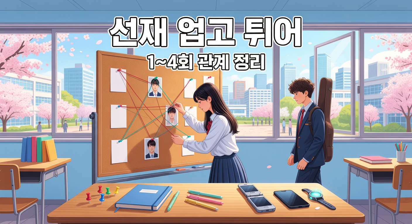 선재 업고 튀어 초반 인물 관계 정리 — 1~4회 핵심 관계도