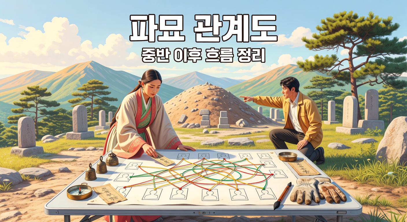 파묘 인물 관계도 — 중반 이후 헷갈리는 사건 흐름 정리