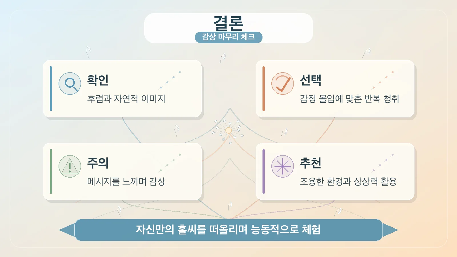 감상 마무리